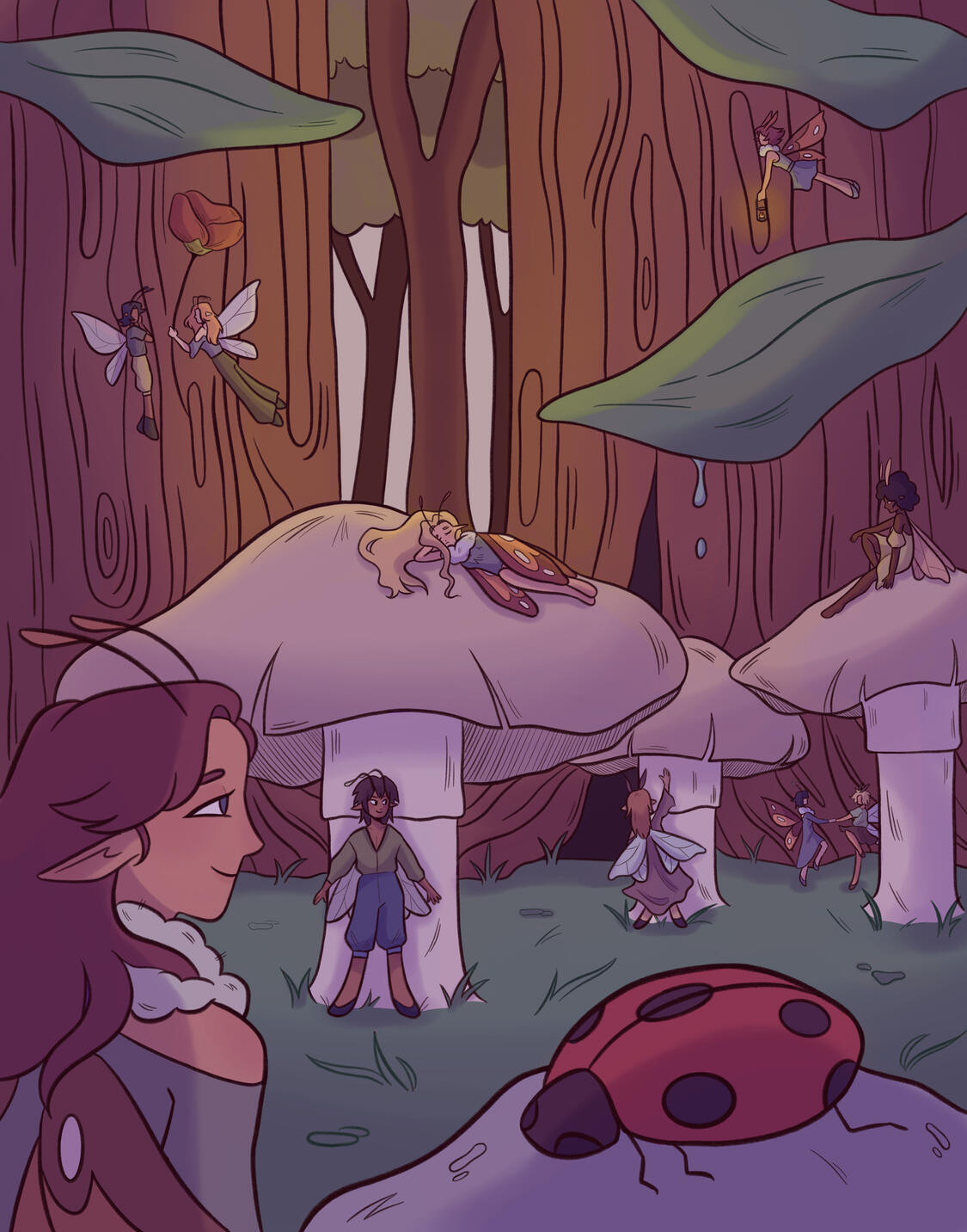 "Fairy Forest", Digital