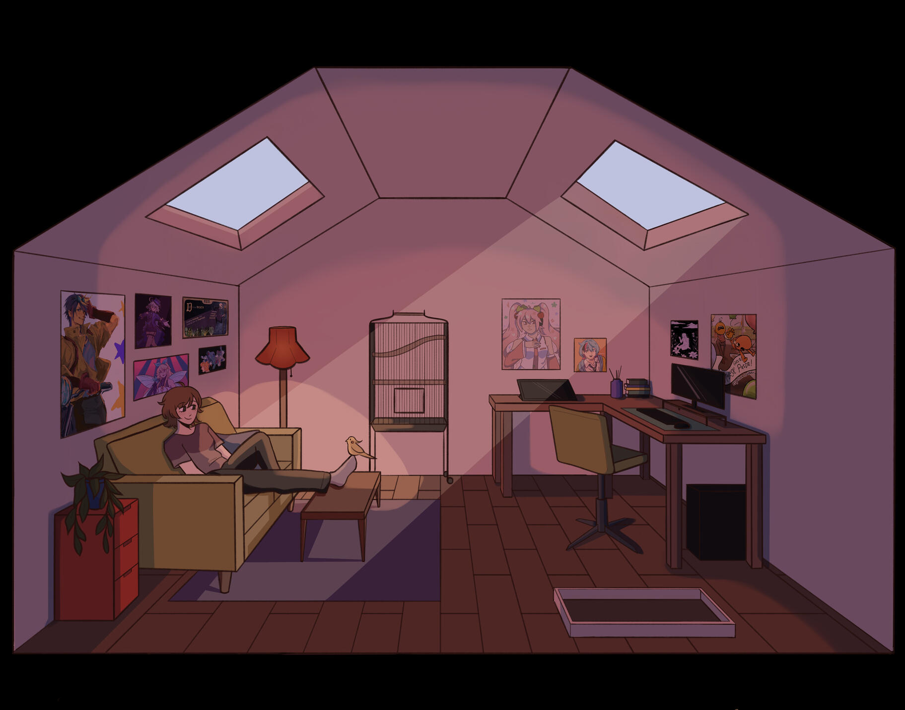 "Dream Studio Interior", Digital